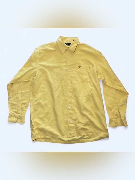 Dior Other - Vintage 90s Yellow Christian Dior Monsieur button-up shirt in XL